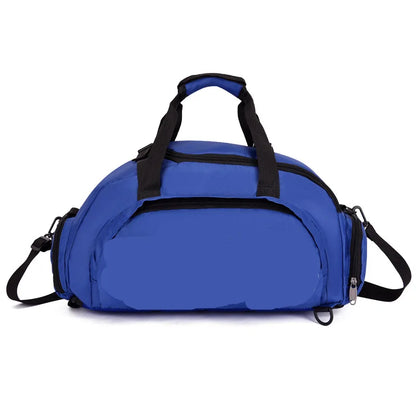 Multifunctional Waterproof Gym Duffel Bag – Large Travel Sports Backpack with Shoe Compartment