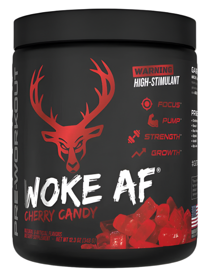 Bucked Up WOKE AF High-Stimulant Pre-Workout - Intense Energy & Focus